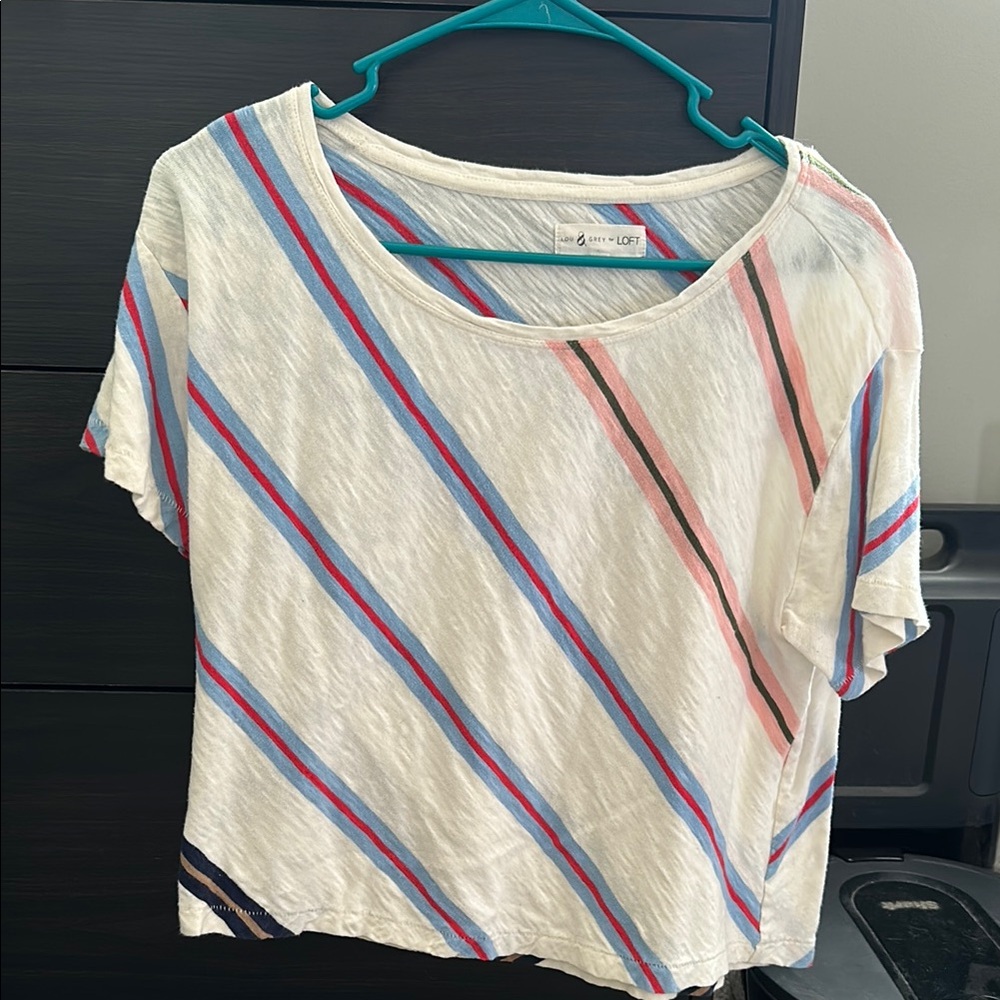 LOFT Women's Striped Top - Multicolor